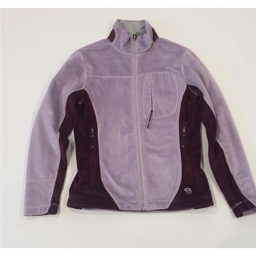 Mountain Hardwear Women's Fleece Gore-Tex Windstopper Jacket Small Purple